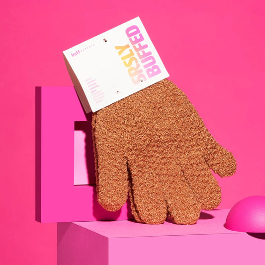 buff Experts SRSLY Buffed Exfoliating Shower Gloves