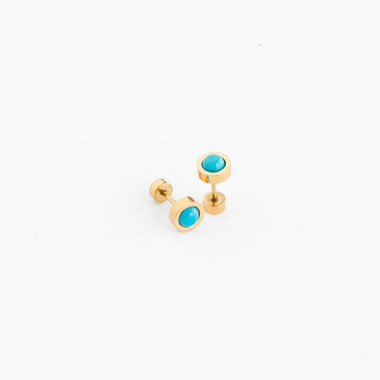 Pip Pop Post Turquoise Earring