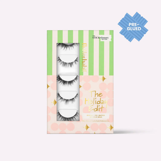 flutterhabit The Holiday Edit Pre- Glued Lashes