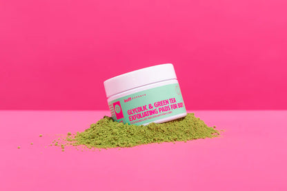 buff Experts Glycolic & Green Tea 3-in-1 Exfoliating Pads for Body