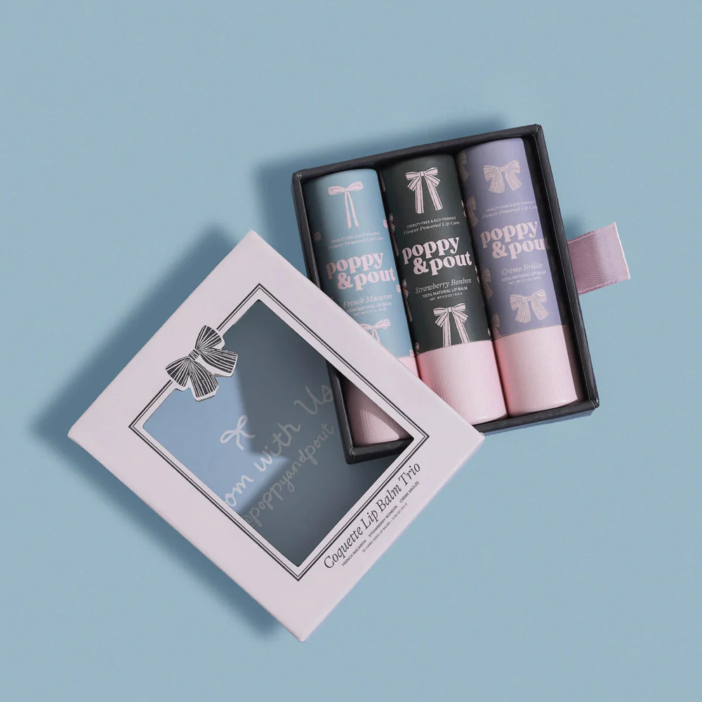 Poppy & Pout Coquette Lip Trio