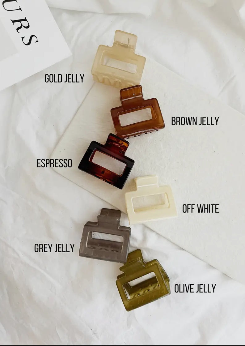 Love Lina 2 inch Jelly Claw Clips