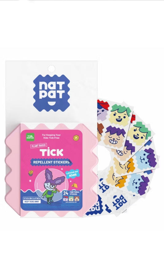 NATPAT Kids Tick Repellent Stickers