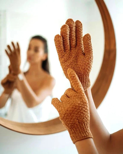 buff Experts SRSLY Buffed Exfoliating Shower Gloves