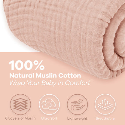 comfycubs Adult Muslin Blanket