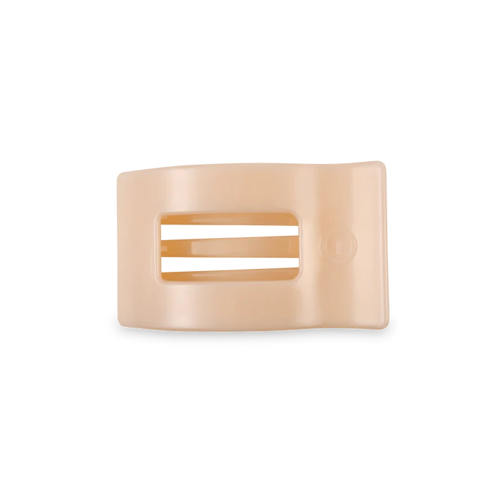 TELETIES Small Flat Rectangle Claw Clip