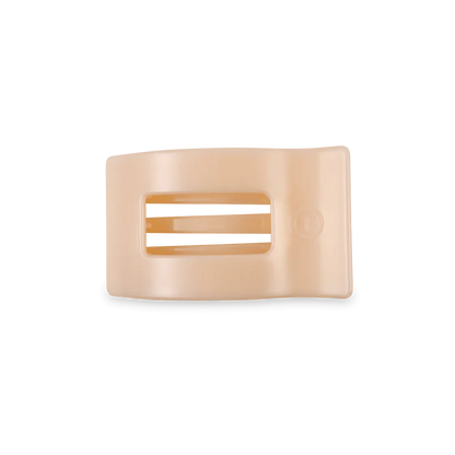 TELETIES Small Flat Rectangle Claw Clip