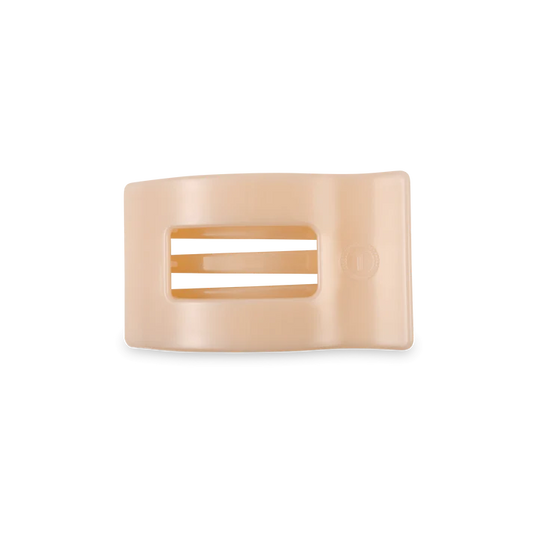 TELETIES Small Flat Rectangle Claw Clip
