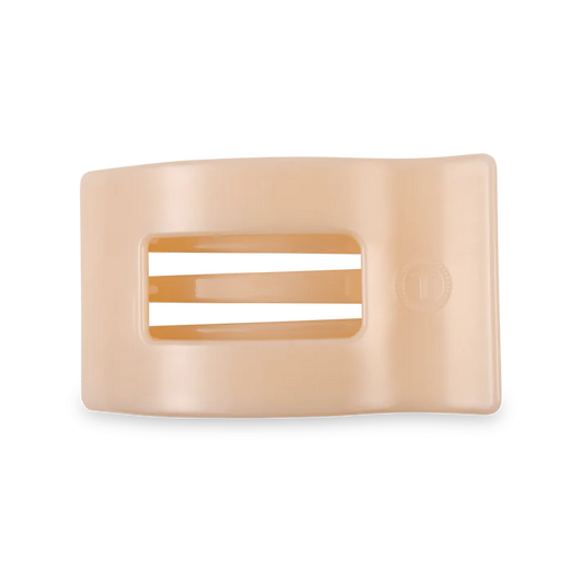 TELETIES Medium Flat Rectangle Claw Clip