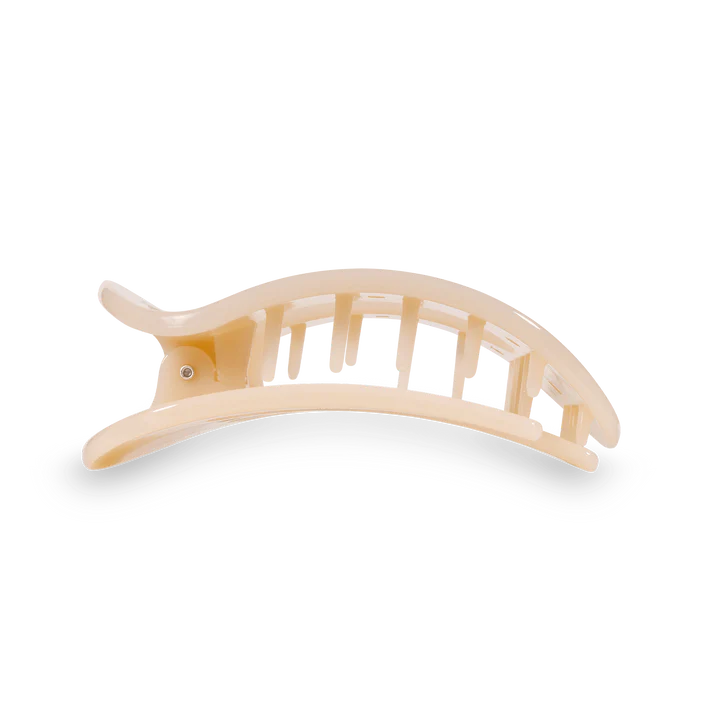 TELETIES Small Flat Round Claw Clip