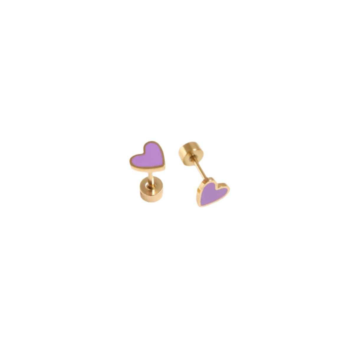 Pip Pop Post Enamel Heart