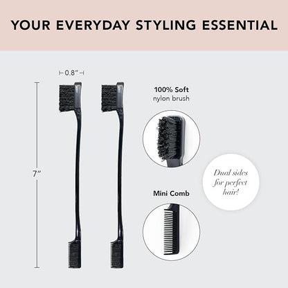 Kitsch Dual Edge Brush and Comb