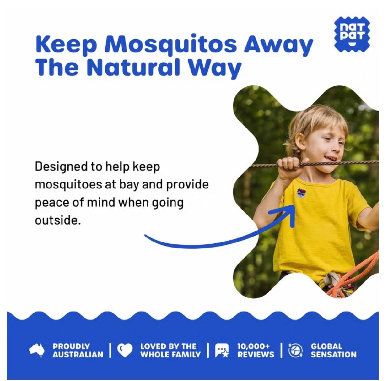 NATPAT Buzz Patch Mosquito Repellent Patches