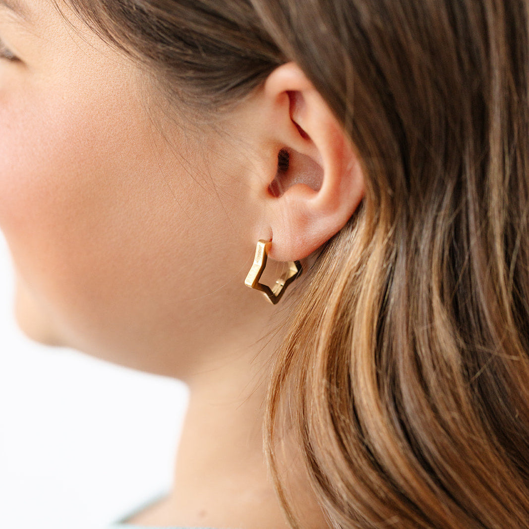 Pip Pop Post Hoop Earrings