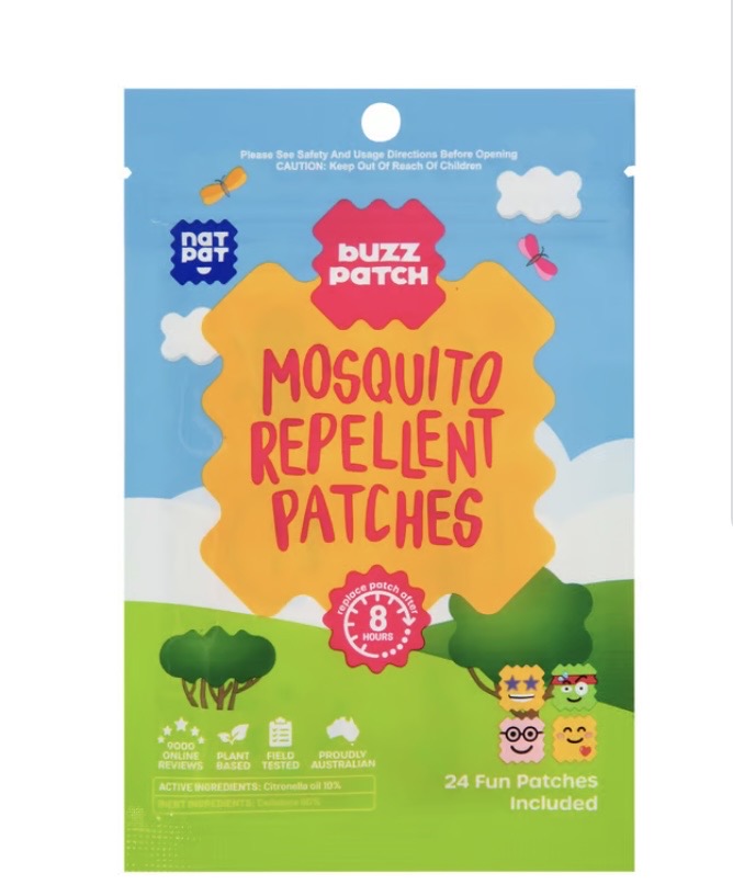 NATPAT Buzz Patch Mosquito Repellent Patches