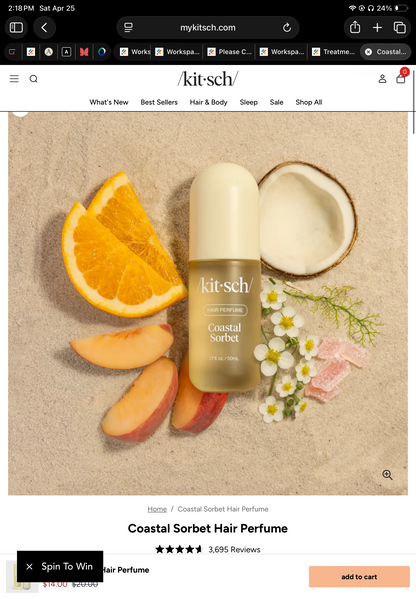 Kitsch Coastal Sorbet Hair Perfume