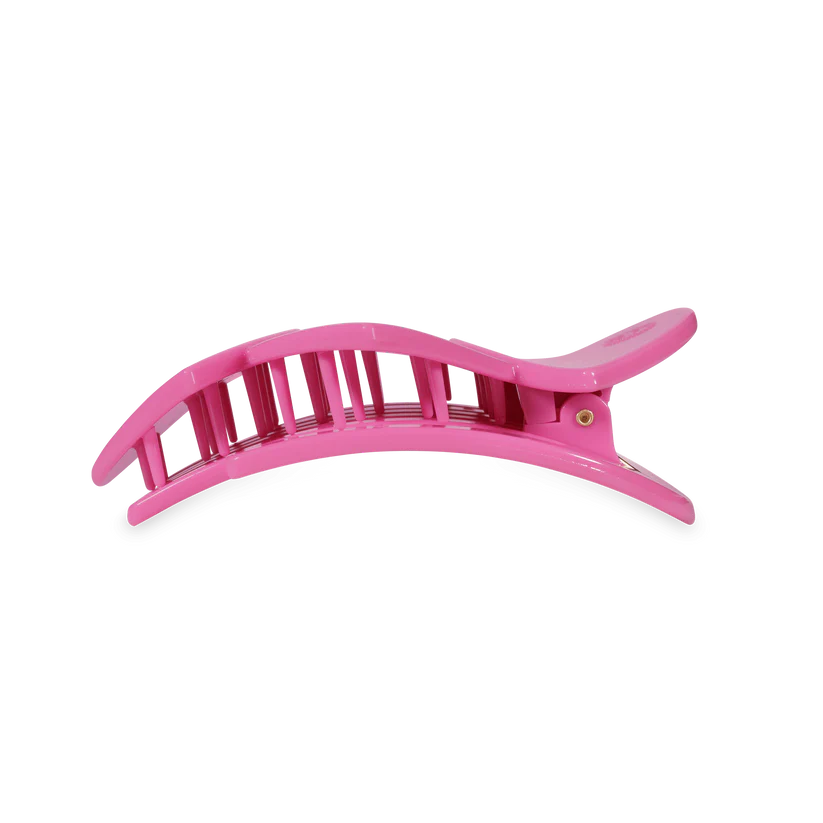 TELETIES Pink Heart to Heart Flat Hair Clip