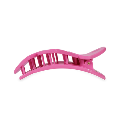 TELETIES Pink Heart to Heart Flat Hair Clip