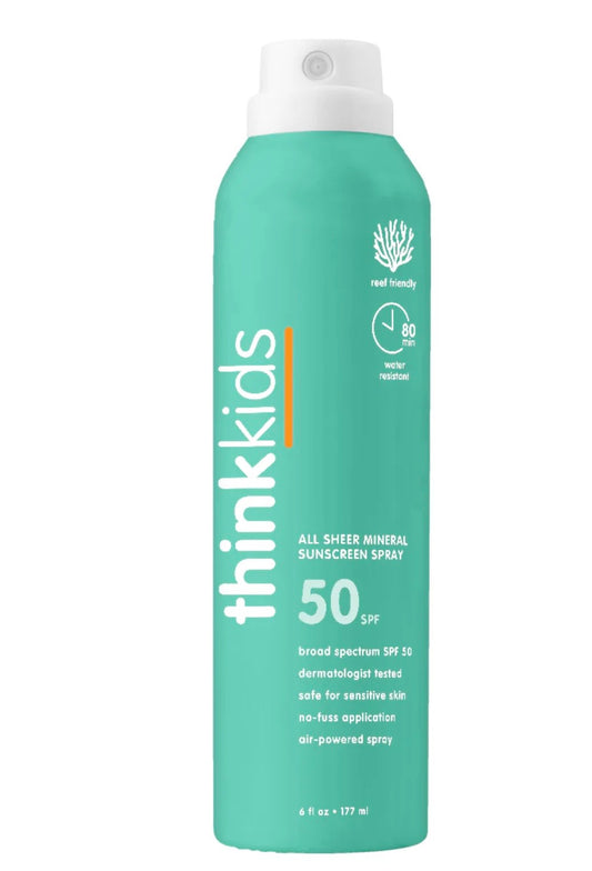 ThinkKids SPF 50 All Sheer Mineral Sunscreen Spray