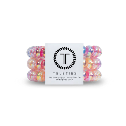 TELETIES Eat Glitter for Breakfast Large Hair Ties