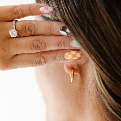 Pip Pop Post Hoop Earrings