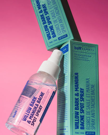 buff Experts Willow & Bark Manuka Bacne Spot Spray