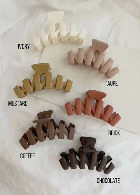Love Lina Jumbo 4 inch Zig-zag Claw Clip