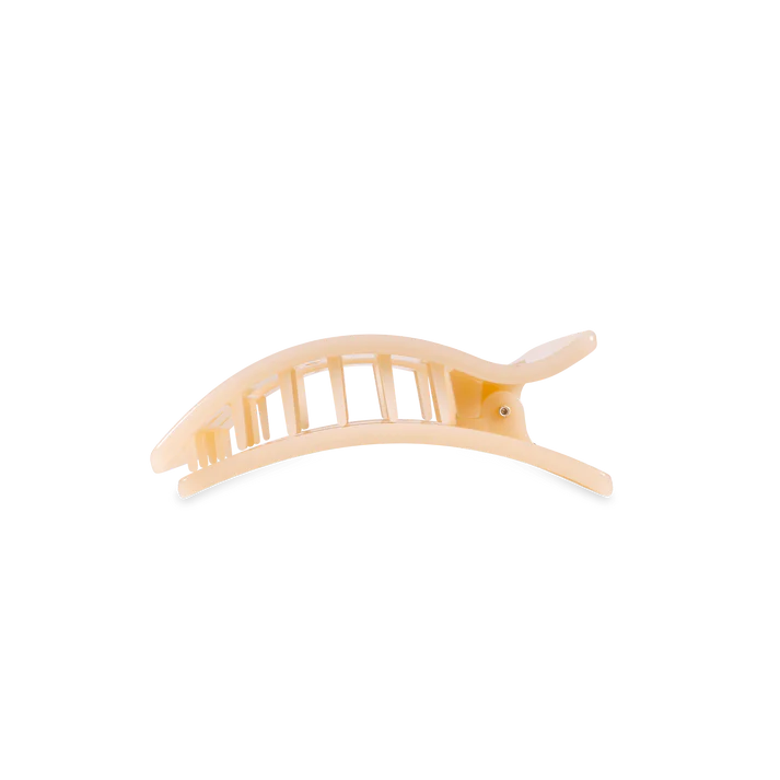 TELETIES Small Flat Rectangle Claw Clip