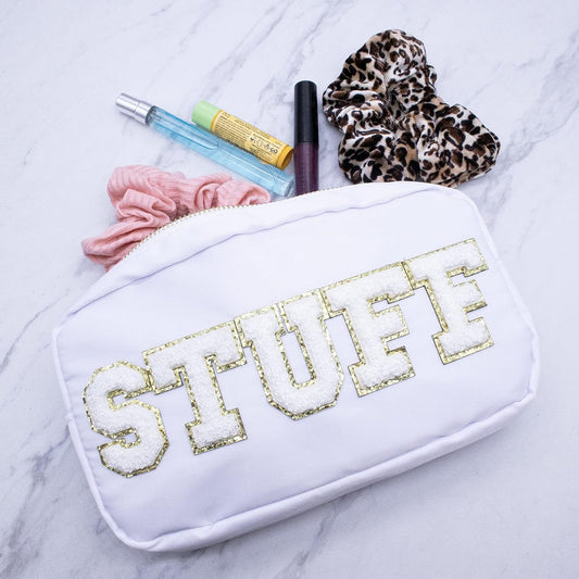 White STUFF Pouch