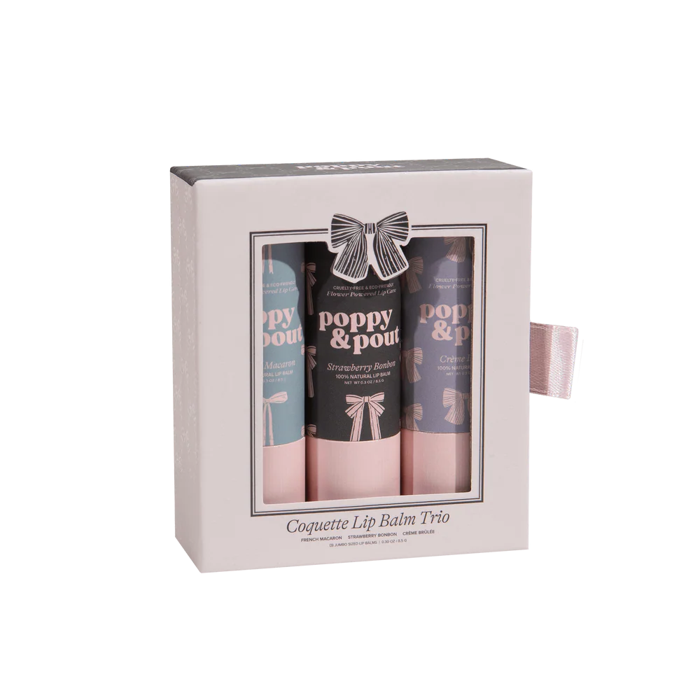 Poppy & Pout Coquette Lip Trio