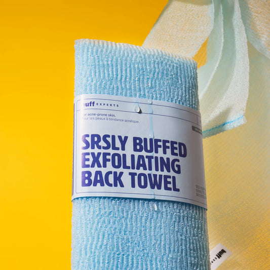 buff Experts SRSLY Buffed Exfoliating Back Towel
