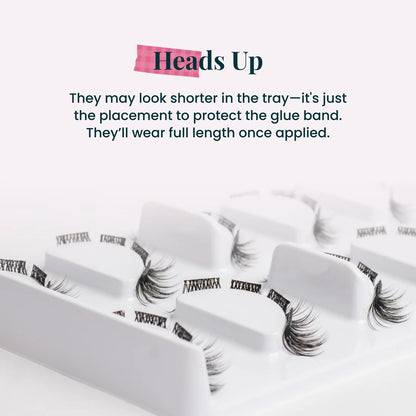 flutterhabit The Holiday Edit Pre- Glued Lashes
