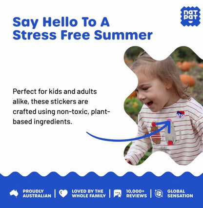 NATPAT Kids Tick Repellent Stickers