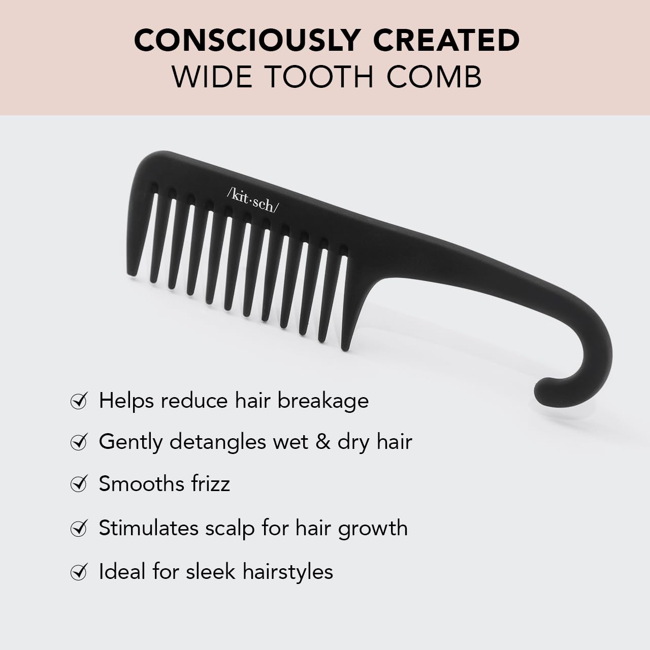 Kitsch Wide Tooth Comb